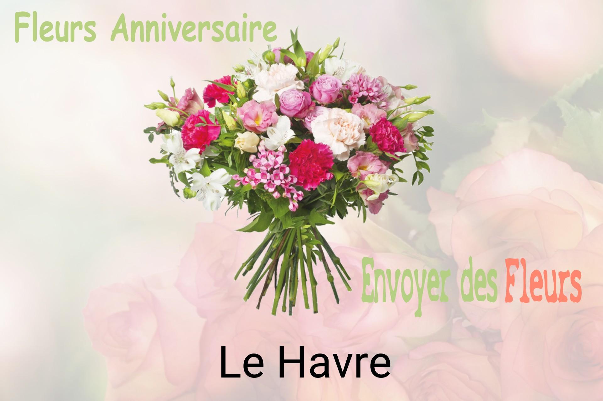 Bouquet de fleurs d’anniversaire livré à Le Havre