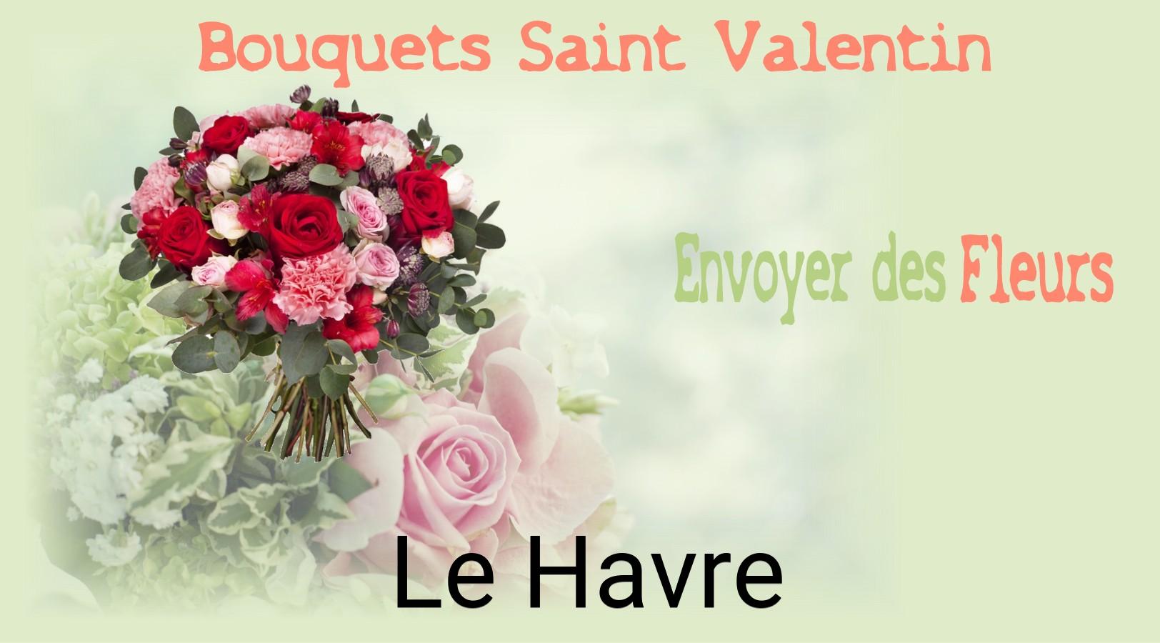 Roses de Saint-Valentin livrées à Le Havre